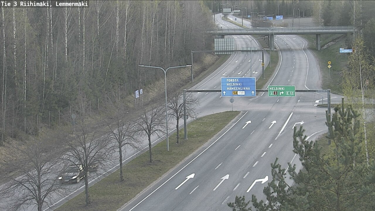 Weather Camera Image Road 3 Riihimäki, Lemmenmäki, Riihimäki, Kanta-Häme