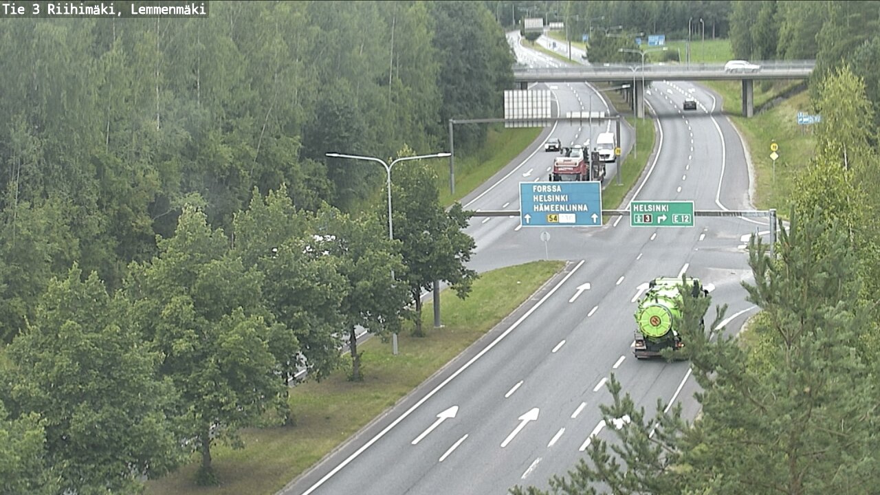 Weather Camera Image Road 3 Riihimäki, Lemmenmäki, Riihimäki, Kanta-Häme