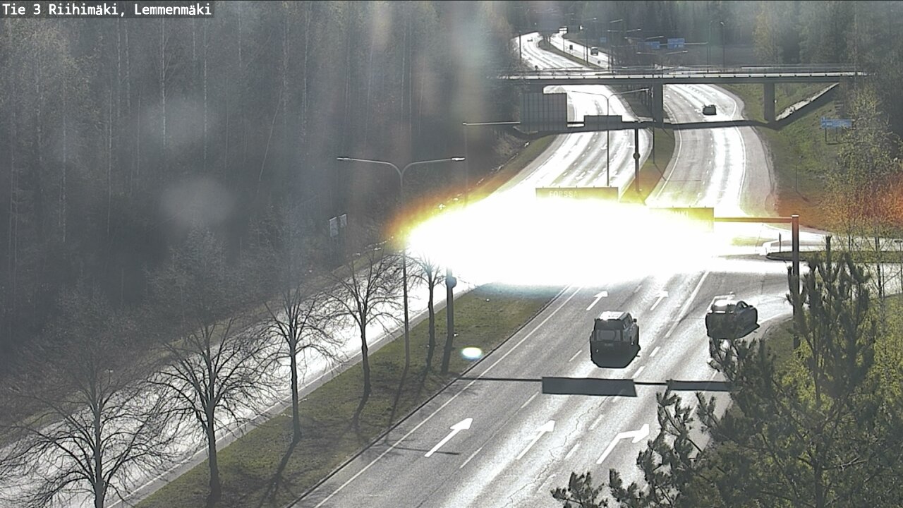 Weather Camera Image Road 3 Riihimäki, Lemmenmäki, Riihimäki, Kanta-Häme