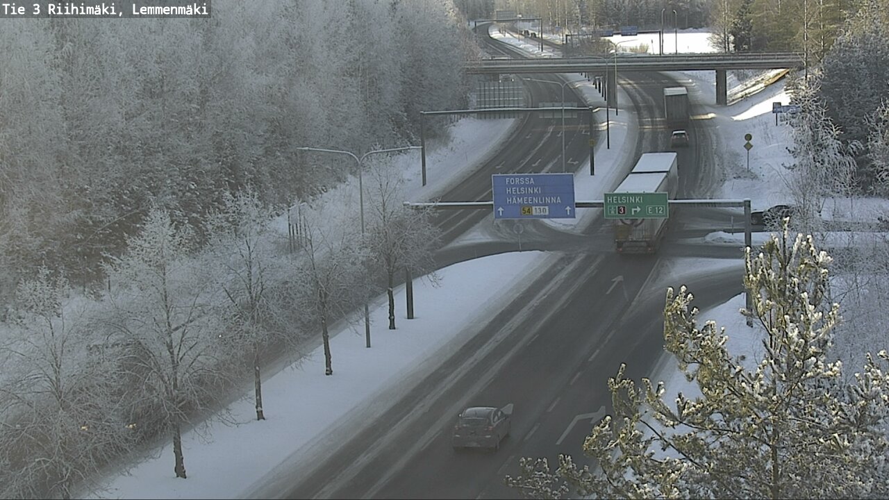 Weather Camera Image Road 3 Riihimäki, Lemmenmäki, Riihimäki, Kanta-Häme