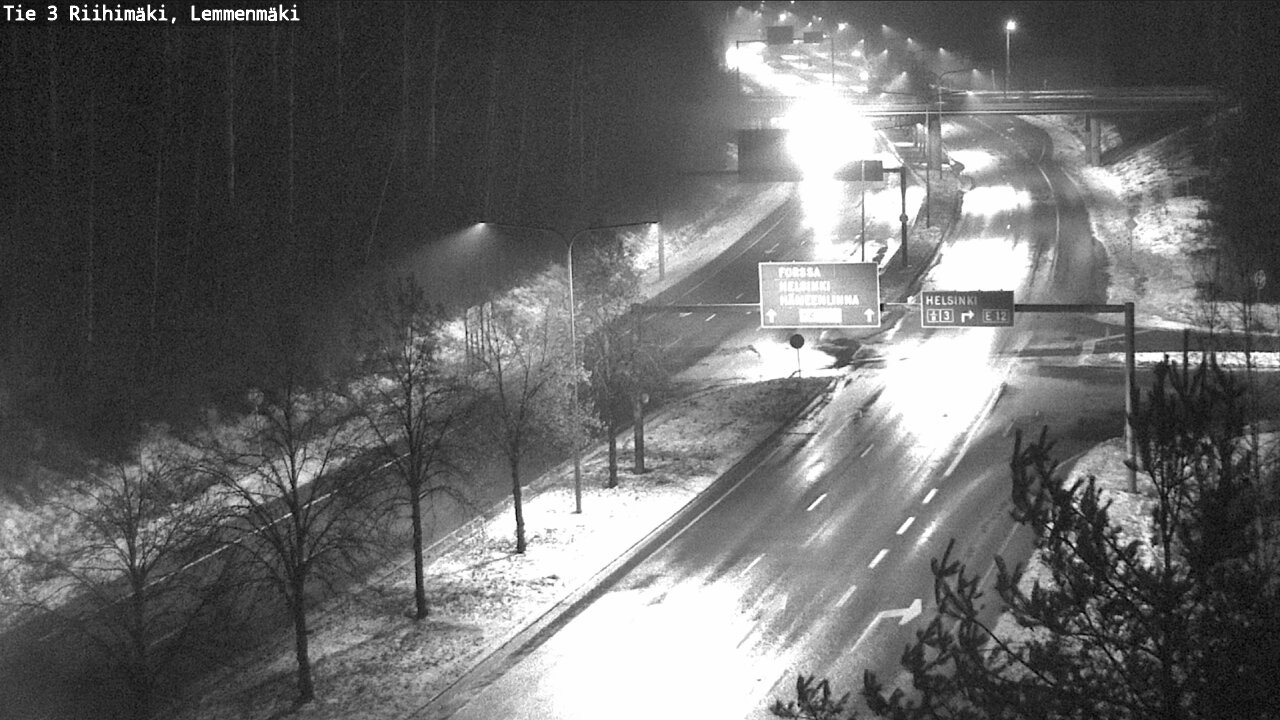 Weather Camera Image Road 3 Riihimäki, Lemmenmäki, Riihimäki, Kanta-Häme
