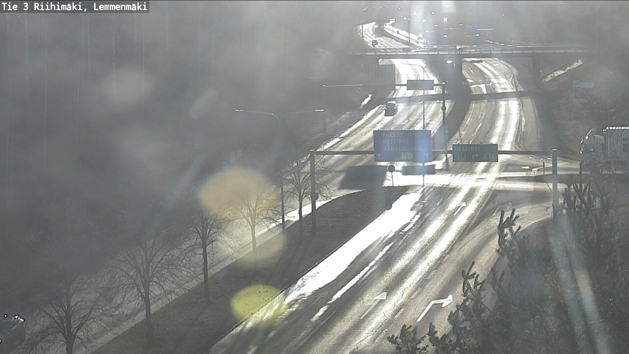Weather Camera Image Road 3 Riihimäki, Lemmenmäki, Riihimäki, Kanta-Häme
