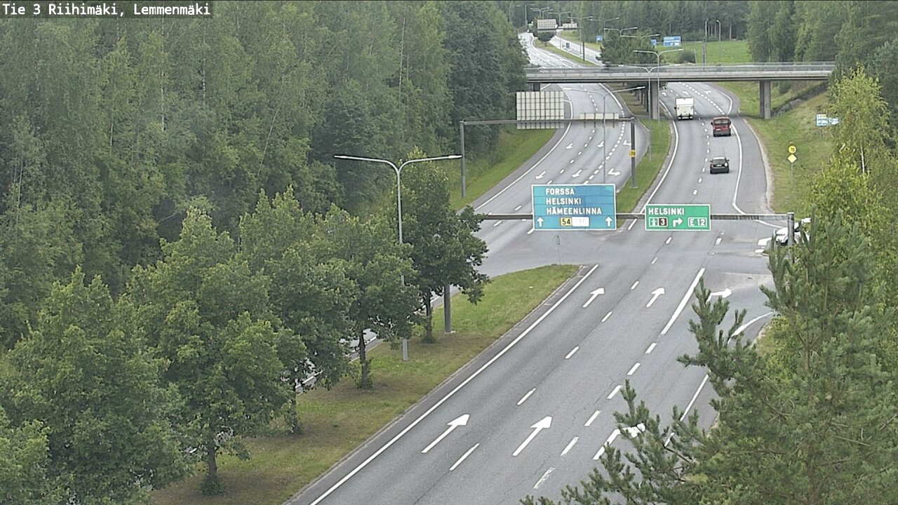 Weather Camera Image Road 3 Riihimäki, Lemmenmäki, Riihimäki, Kanta-Häme