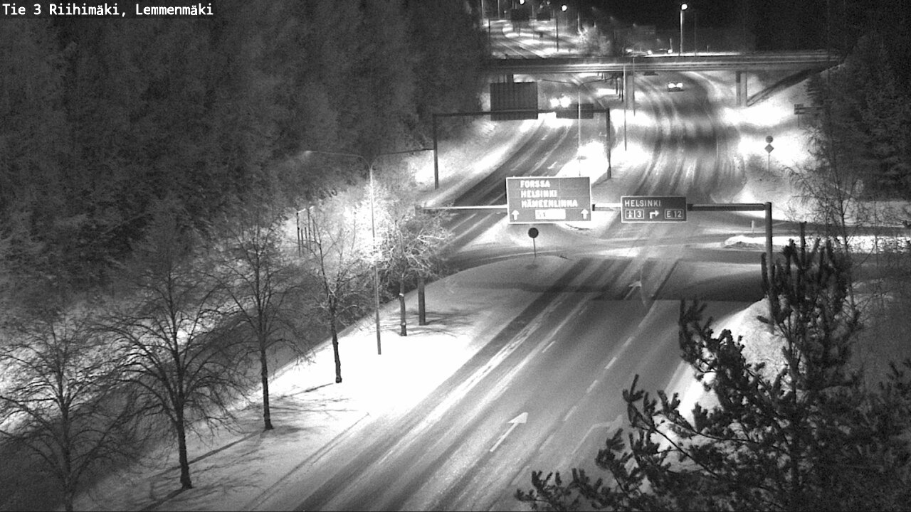 Weather Camera Image Väg 3 Riihimäki, Lemmenmäki, Riihimäki, Kanta-Häme