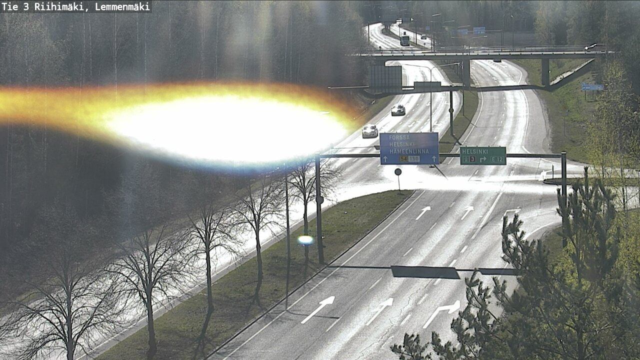 Weather Camera Image Road 3 Riihimäki, Lemmenmäki, Riihimäki, Kanta-Häme