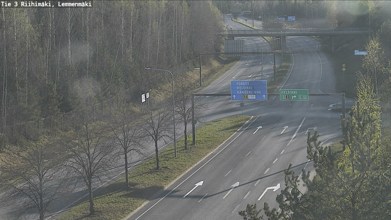 Weather Camera Image Road 3 Riihimäki, Lemmenmäki, Riihimäki, Kanta-Häme