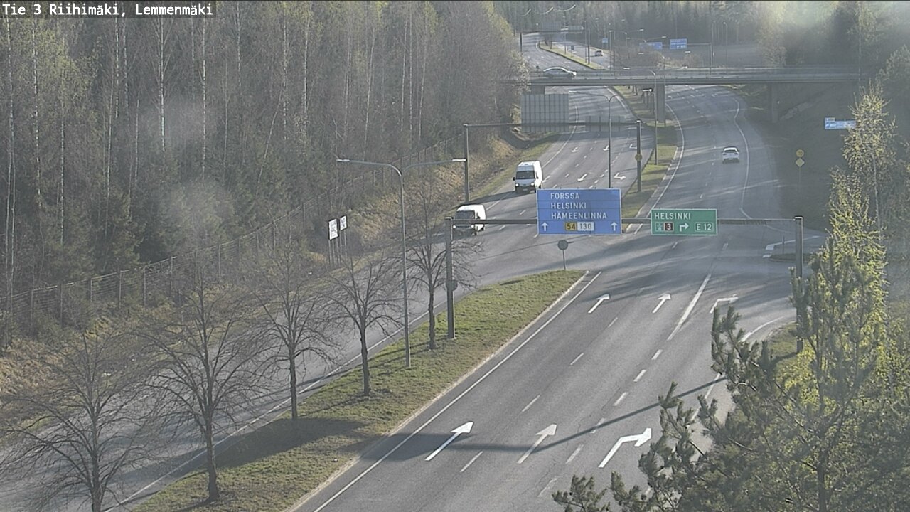 Weather Camera Image Road 3 Riihimäki, Lemmenmäki, Riihimäki, Kanta-Häme