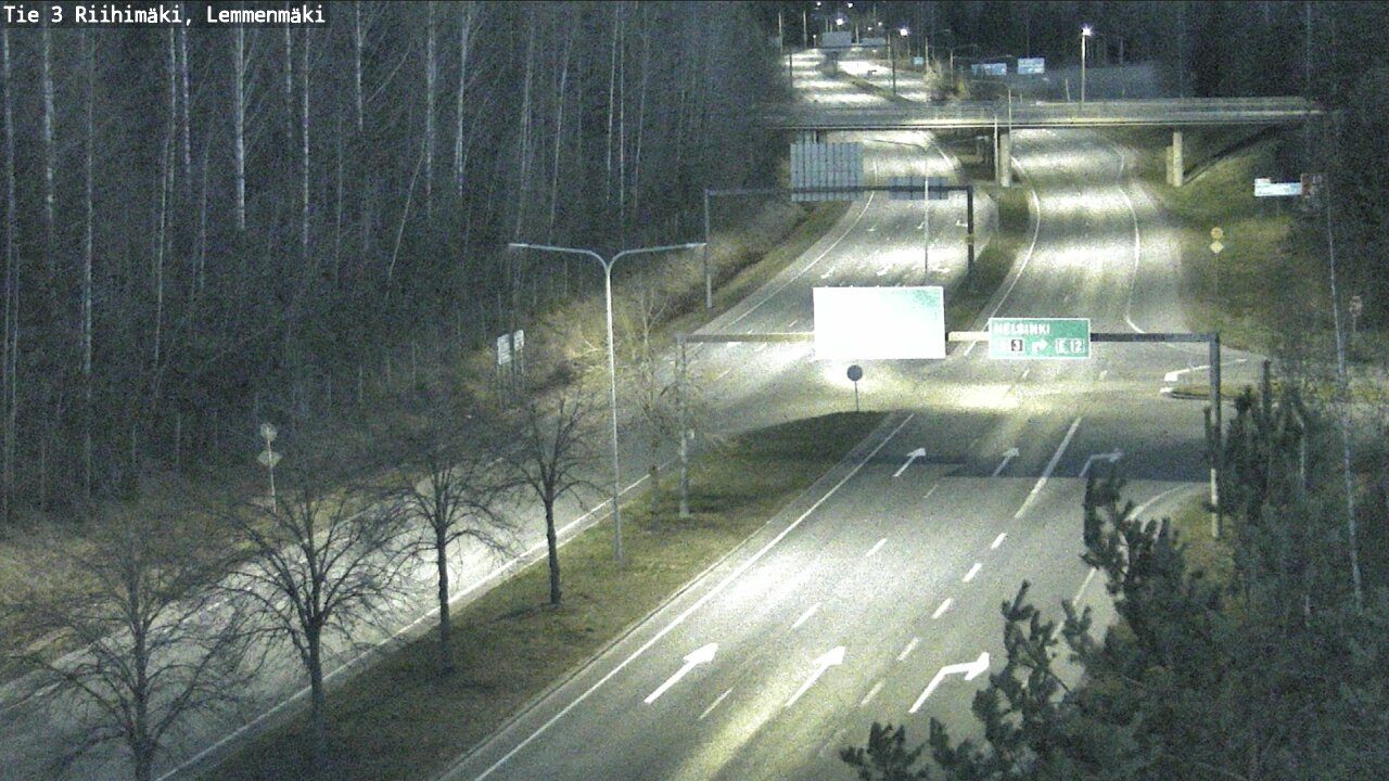 Weather Camera Image Road 3 Riihimäki, Lemmenmäki, Riihimäki, Kanta-Häme