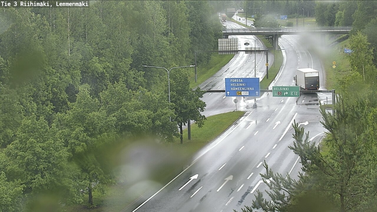 Weather Camera Image Väg 3 Riihimäki, Lemmenmäki, Riihimäki, Kanta-Häme