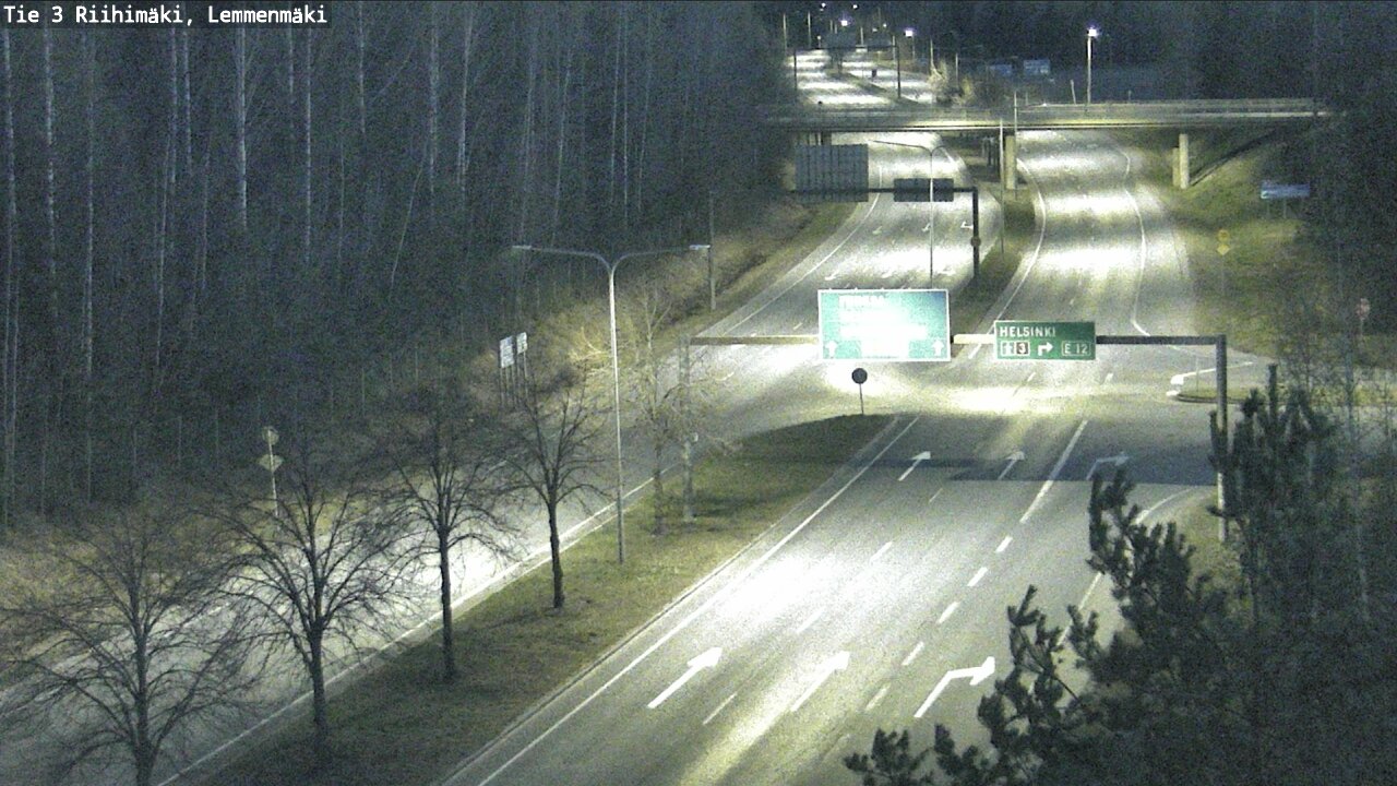 Weather Camera Image Road 3 Riihimäki, Lemmenmäki, Riihimäki, Kanta-Häme