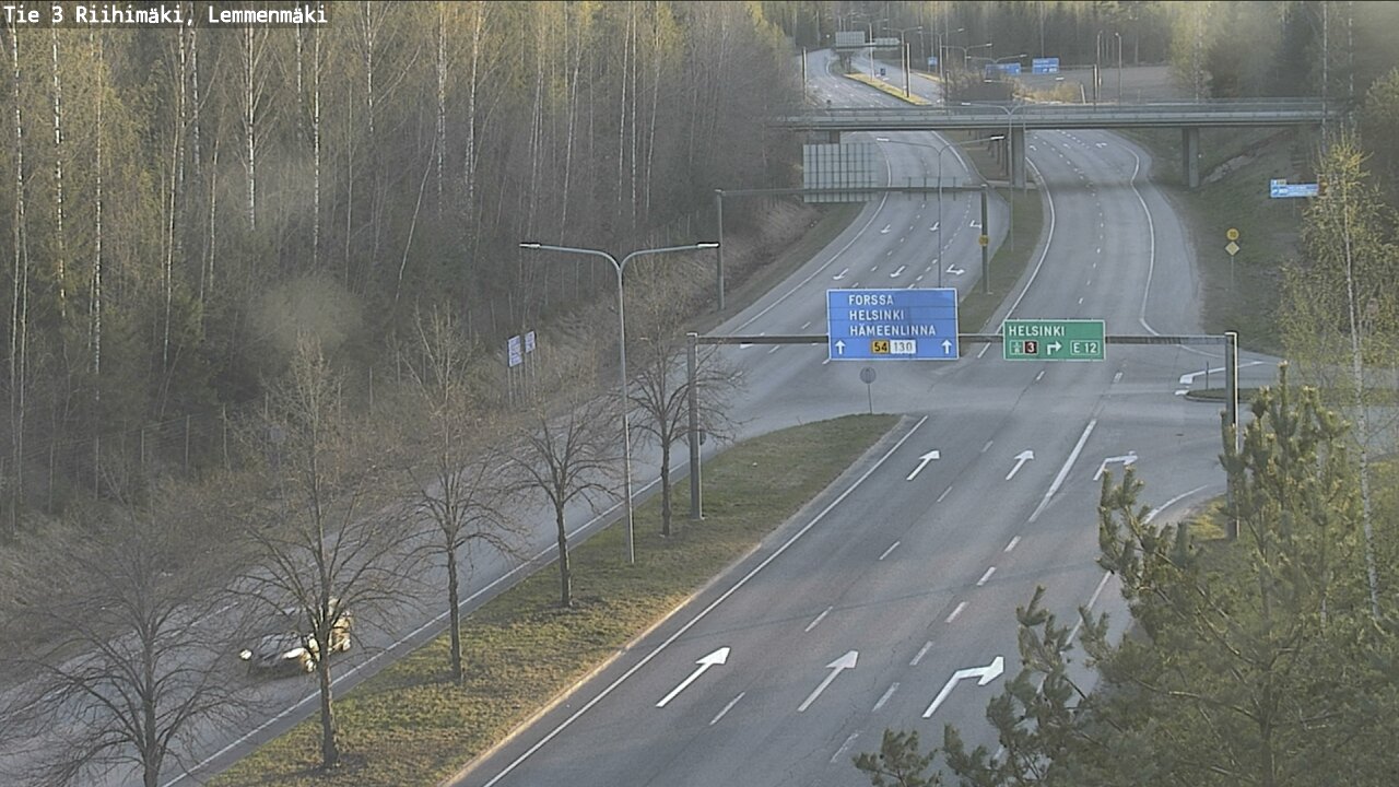 Weather Camera Image Road 3 Riihimäki, Lemmenmäki, Riihimäki, Kanta-Häme