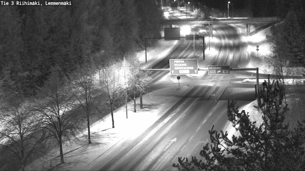 Weather Camera Image Road 3 Riihimäki, Lemmenmäki, Riihimäki, Kanta-Häme