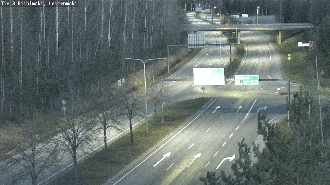 Weather Camera Image Road 3 Riihimäki, Lemmenmäki, Riihimäki, Kanta-Häme