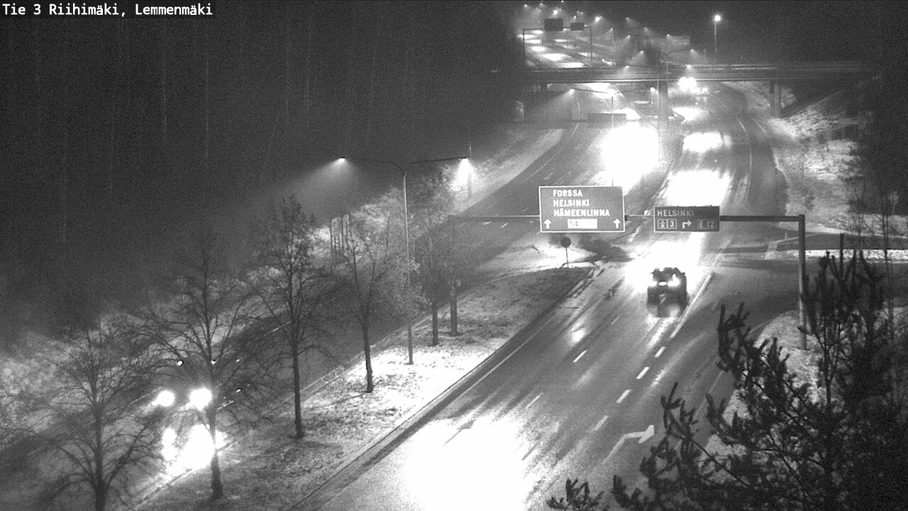Weather Camera Image Road 3 Riihimäki, Lemmenmäki, Riihimäki, Kanta-Häme