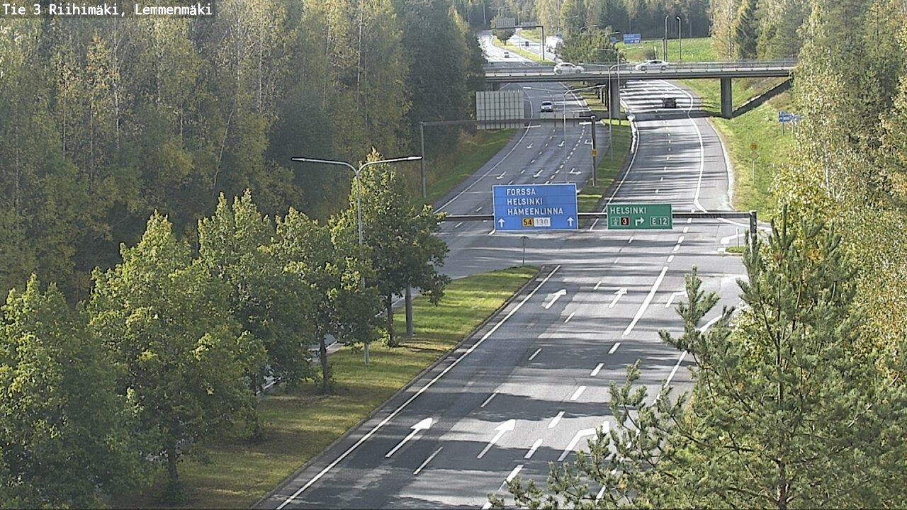 Weather Camera Image Road 3 Riihimäki, Lemmenmäki, Riihimäki, Kanta-Häme