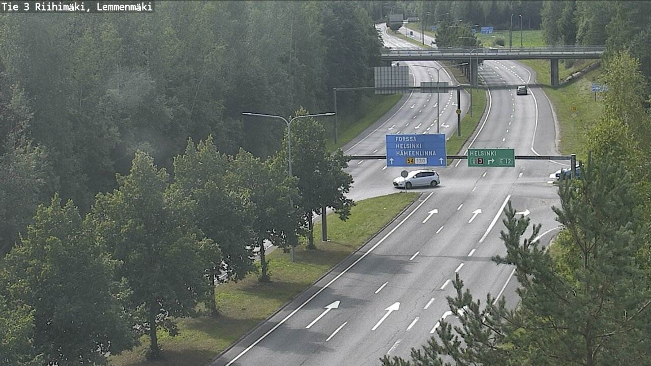 Weather Camera Image Road 3 Riihimäki, Lemmenmäki, Riihimäki, Kanta-Häme