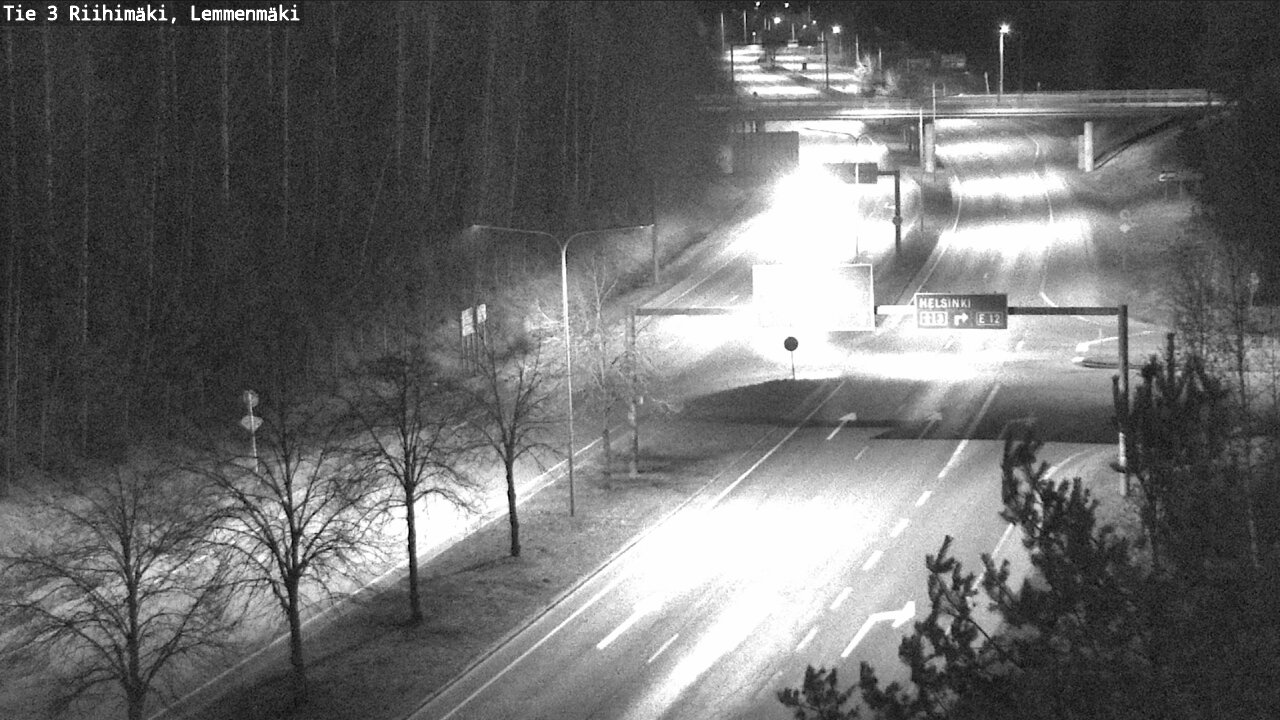 Weather Camera Image Road 3 Riihimäki, Lemmenmäki, Riihimäki, Kanta-Häme
