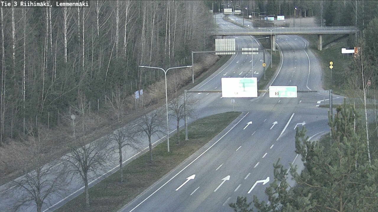 Weather Camera Image Road 3 Riihimäki, Lemmenmäki, Riihimäki, Kanta-Häme
