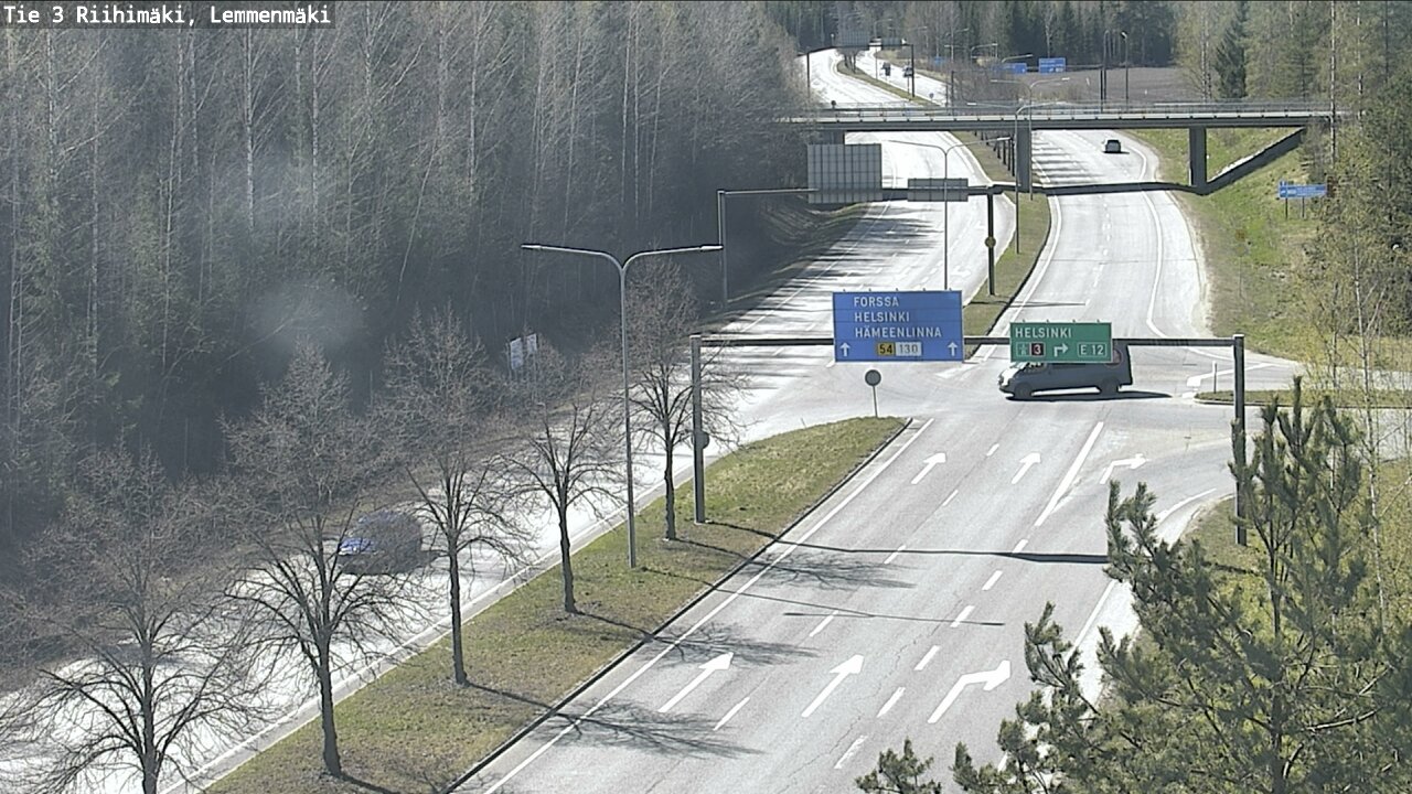 Weather Camera Image Road 3 Riihimäki, Lemmenmäki, Riihimäki, Kanta-Häme
