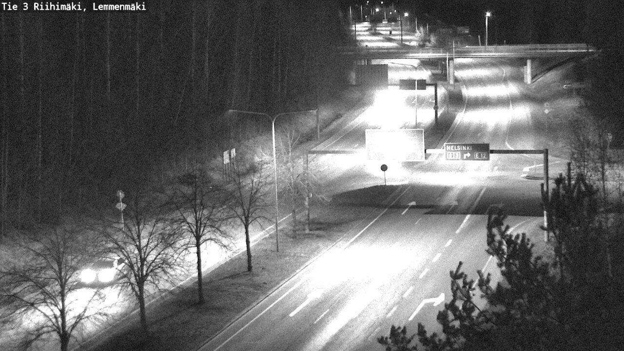 Weather Camera Image Road 3 Riihimäki, Lemmenmäki, Riihimäki, Kanta-Häme