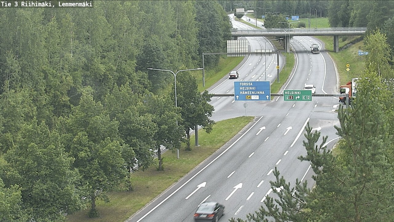 Weather Camera Image Road 3 Riihimäki, Lemmenmäki, Riihimäki, Kanta-Häme