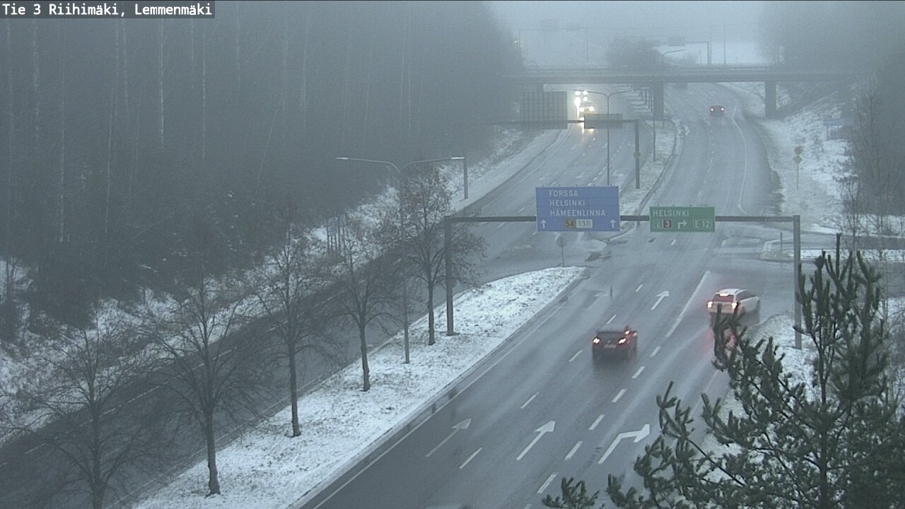 Weather Camera Image Road 3 Riihimäki, Lemmenmäki, Riihimäki, Kanta-Häme