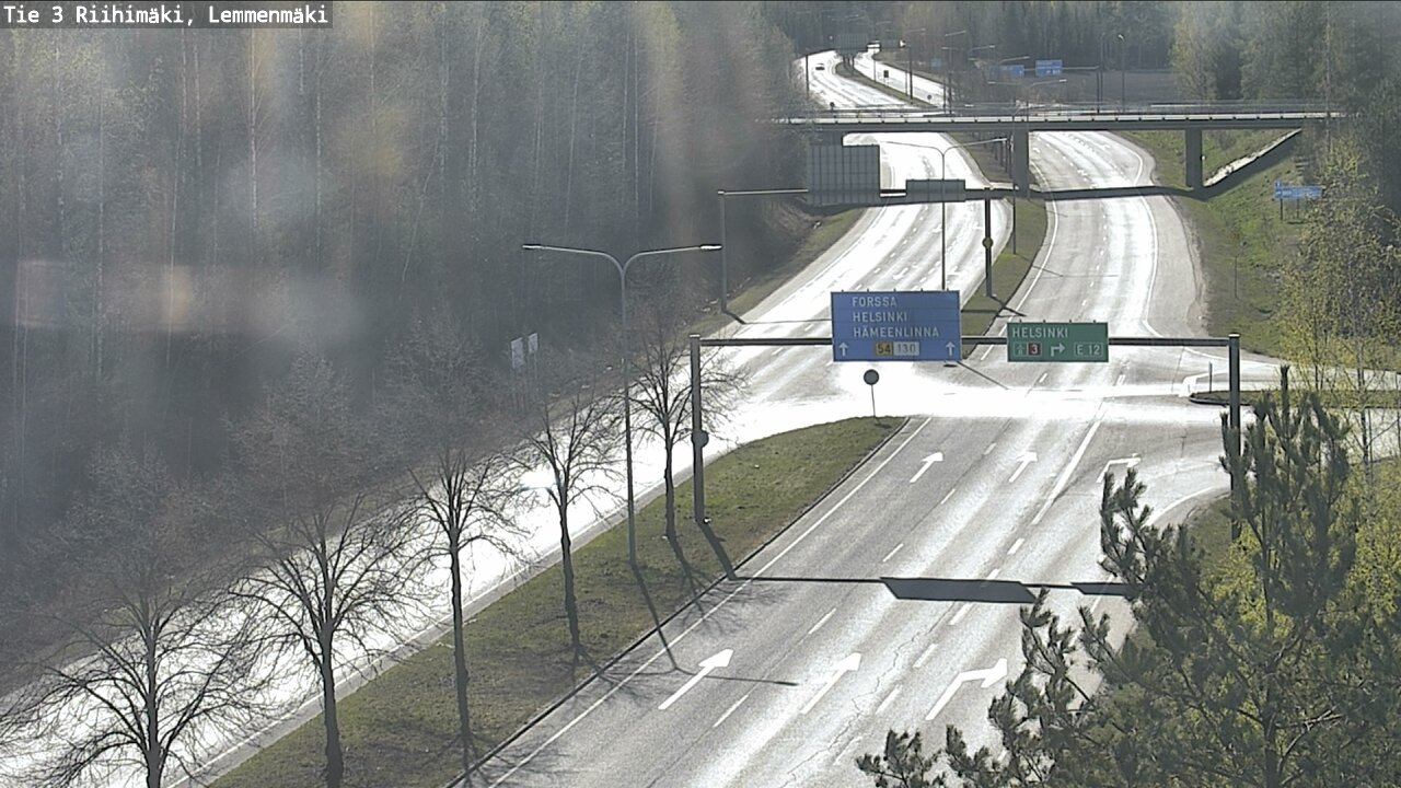 Weather Camera Image Road 3 Riihimäki, Lemmenmäki, Riihimäki, Kanta-Häme