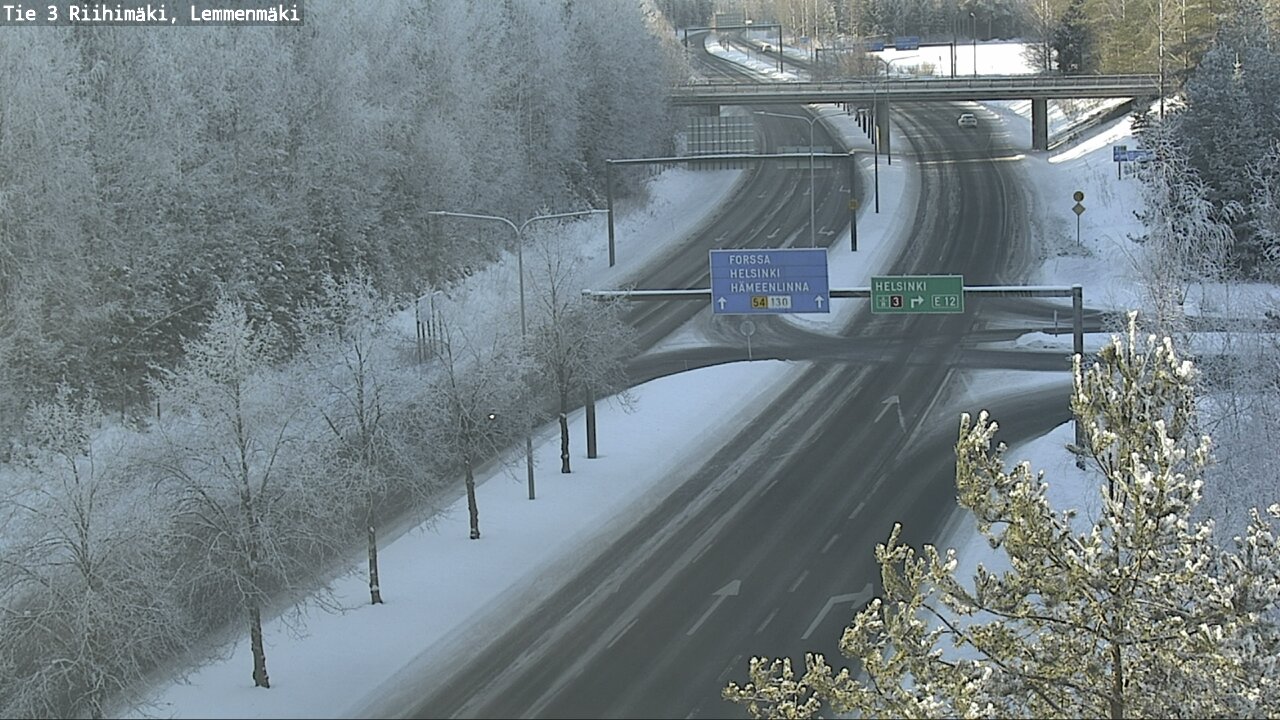 Weather Camera Image Road 3 Riihimäki, Lemmenmäki, Riihimäki, Kanta-Häme