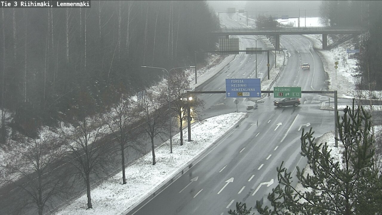 Weather Camera Image Road 3 Riihimäki, Lemmenmäki, Riihimäki, Kanta-Häme