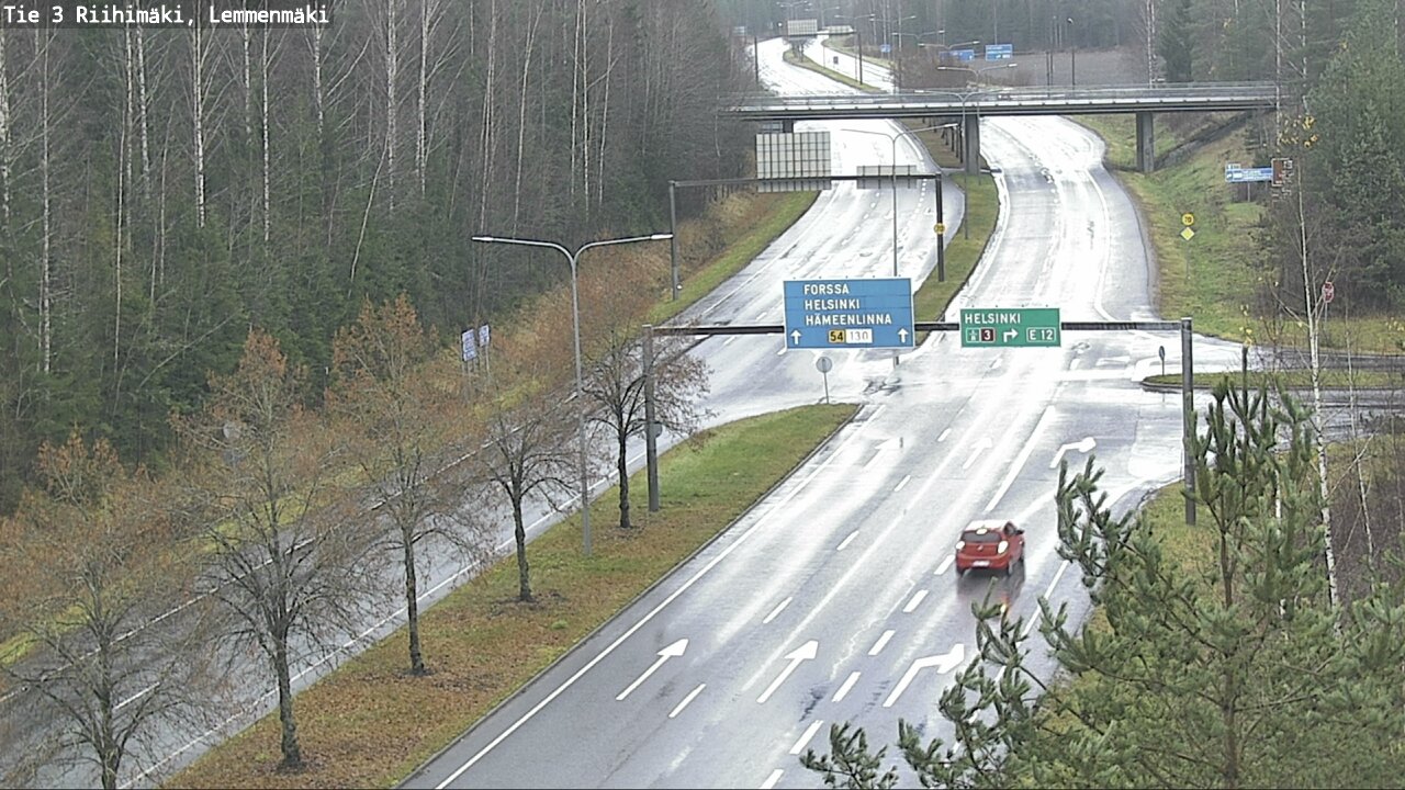 Weather Camera Image Väg 3 Riihimäki, Lemmenmäki, Riihimäki, Kanta-Häme
