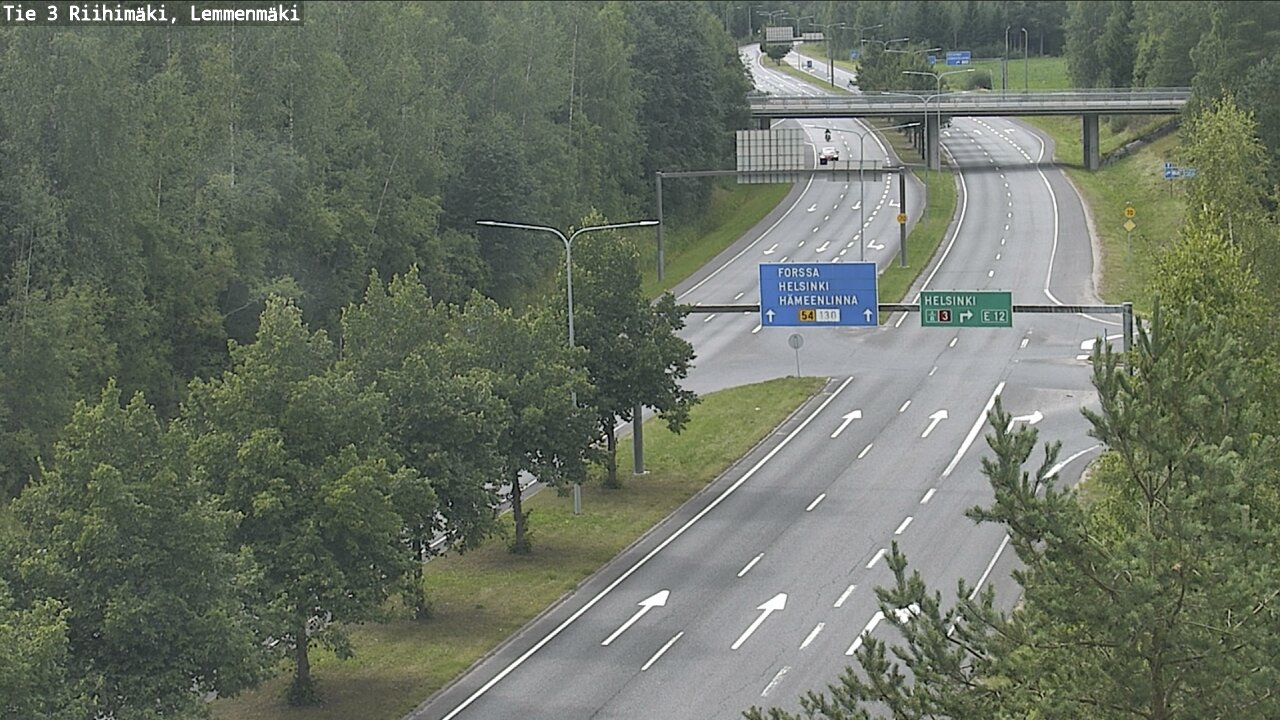 Weather Camera Image Road 3 Riihimäki, Lemmenmäki, Riihimäki, Kanta-Häme