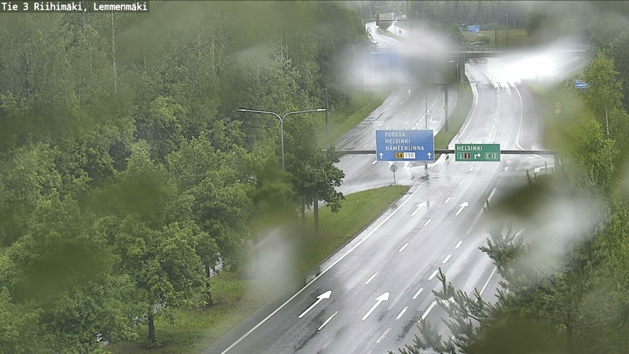 Weather Camera Image Väg 3 Riihimäki, Lemmenmäki, Riihimäki, Kanta-Häme