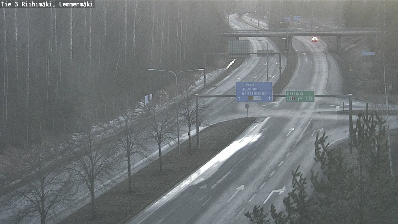 Weather Camera Image Road 3 Riihimäki, Lemmenmäki, Riihimäki, Kanta-Häme