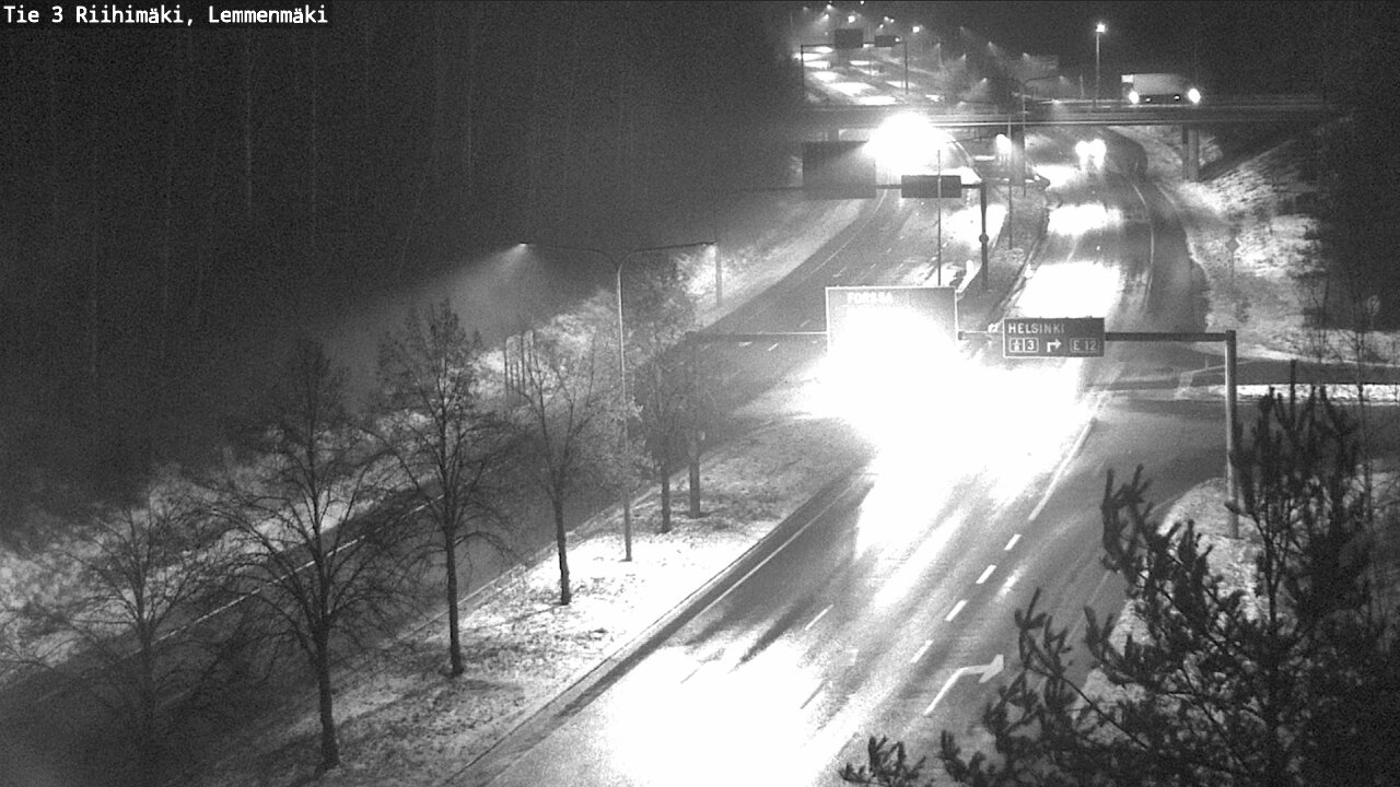 Weather Camera Image Road 3 Riihimäki, Lemmenmäki, Riihimäki, Kanta-Häme