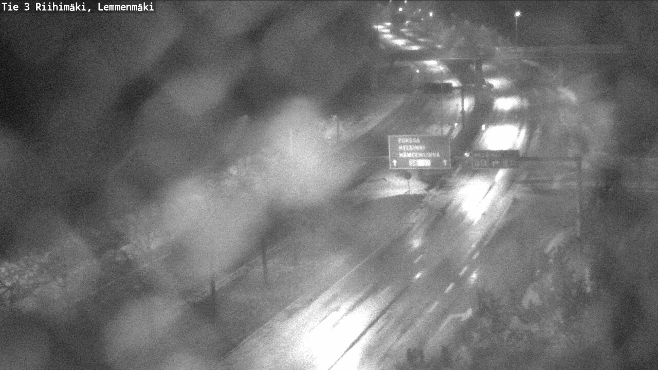Weather Camera Image Road 3 Riihimäki, Lemmenmäki, Riihimäki, Kanta-Häme