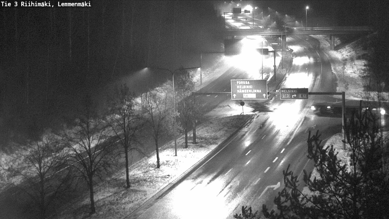 Weather Camera Image Road 3 Riihimäki, Lemmenmäki, Riihimäki, Kanta-Häme