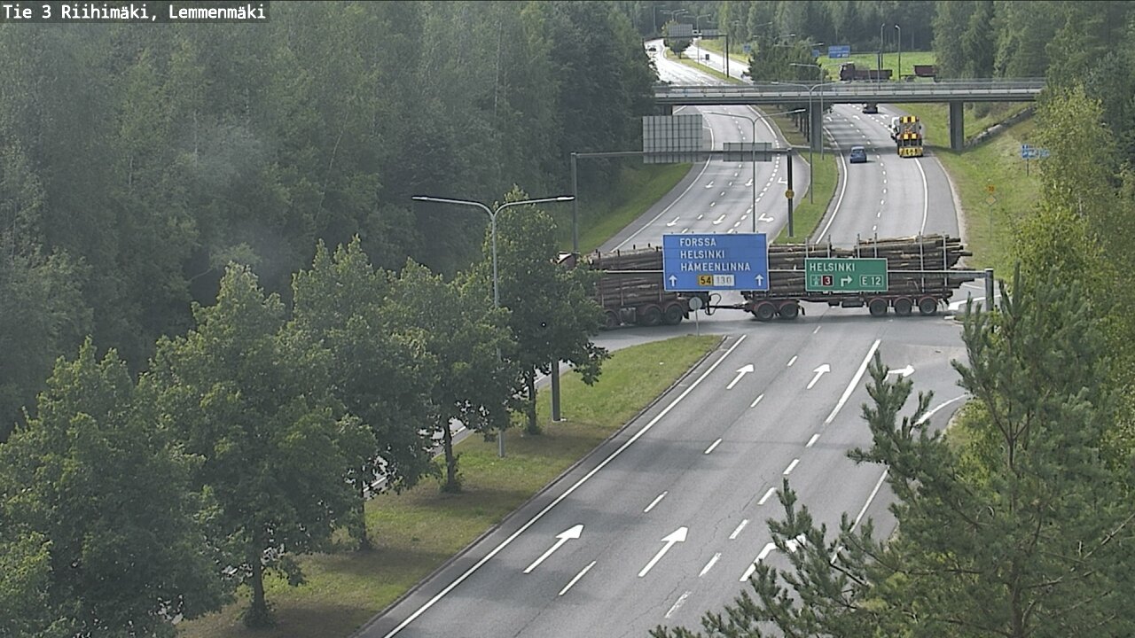 Weather Camera Image Road 3 Riihimäki, Lemmenmäki, Riihimäki, Kanta-Häme