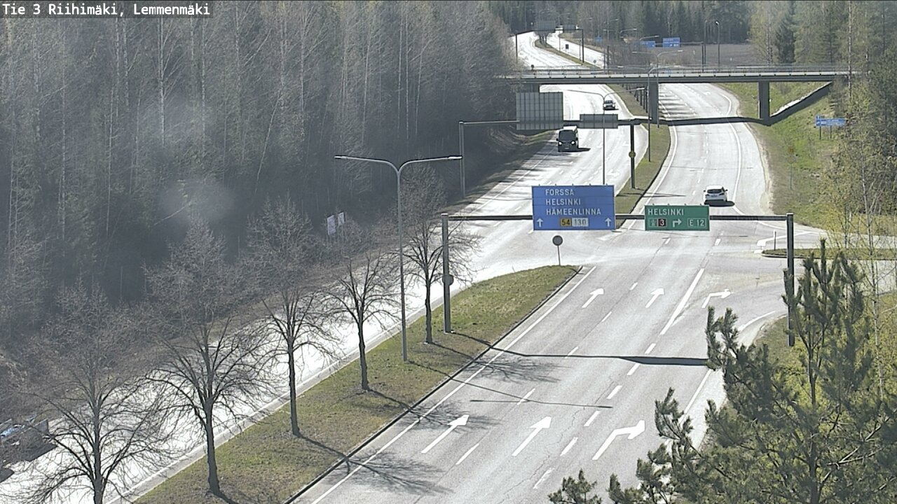 Weather Camera Image Road 3 Riihimäki, Lemmenmäki, Riihimäki, Kanta-Häme
