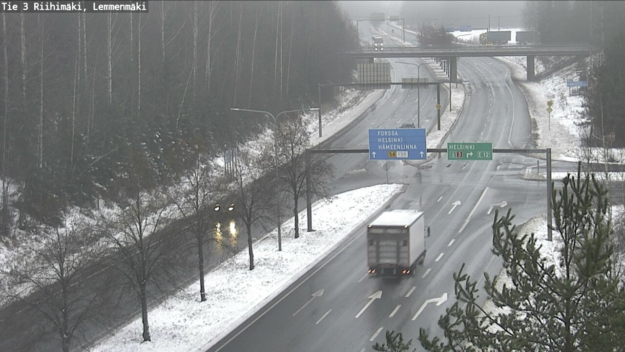 Weather Camera Image Road 3 Riihimäki, Lemmenmäki, Riihimäki, Kanta-Häme