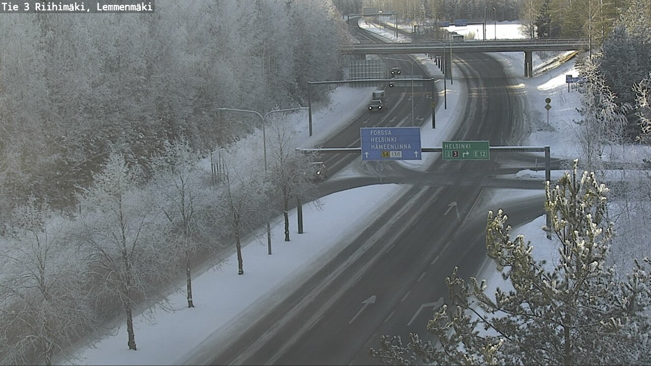 Weather Camera Image Road 3 Riihimäki, Lemmenmäki, Riihimäki, Kanta-Häme