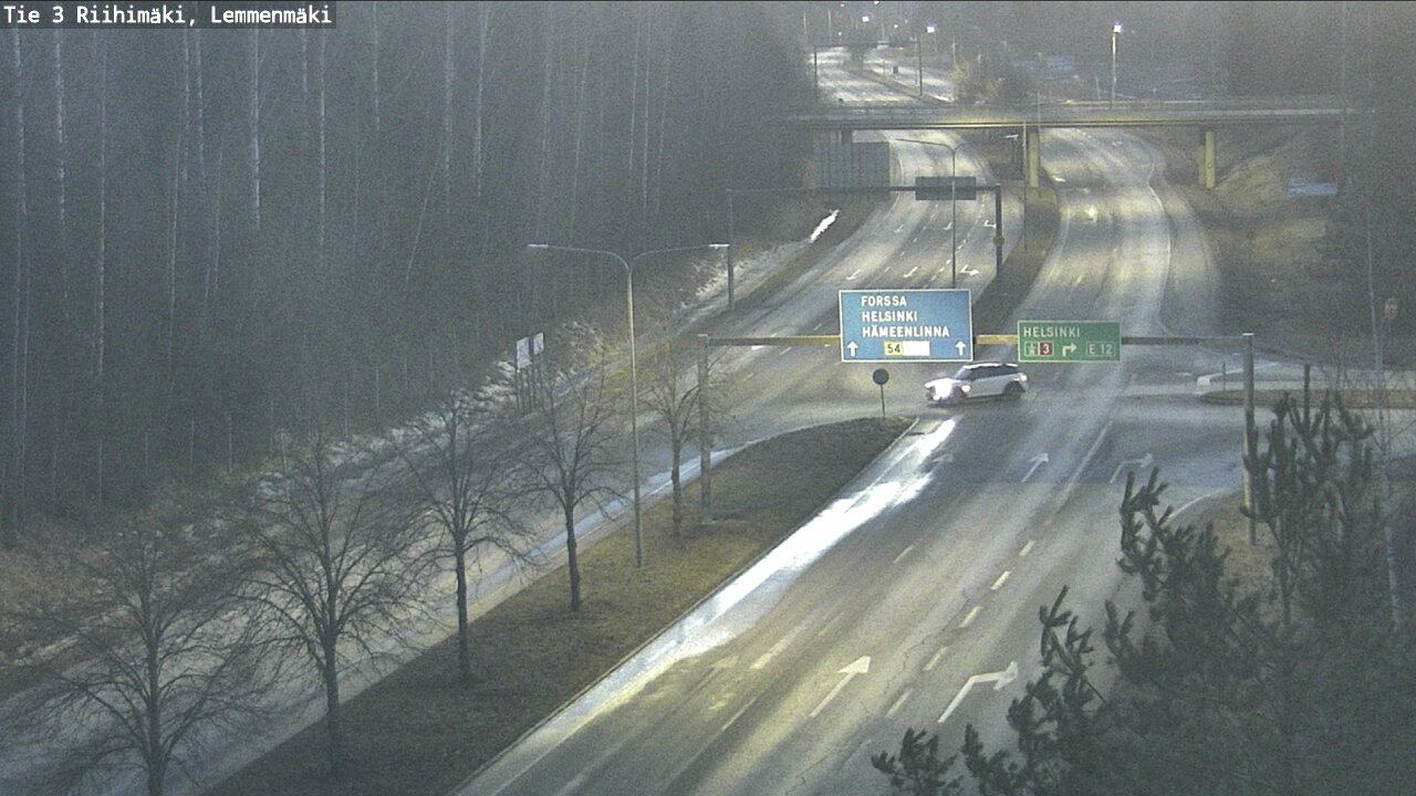 Weather Camera Image Road 3 Riihimäki, Lemmenmäki, Riihimäki, Kanta-Häme