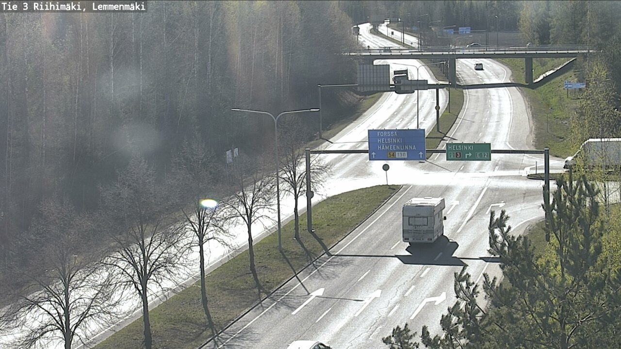 Weather Camera Image Road 3 Riihimäki, Lemmenmäki, Riihimäki, Kanta-Häme