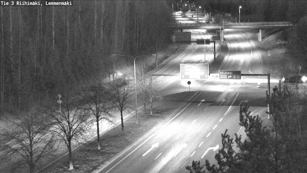 Weather Camera Image Road 3 Riihimäki, Lemmenmäki, Riihimäki, Kanta-Häme