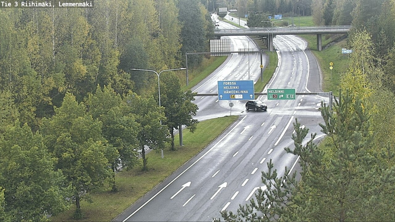 Weather Camera Image Road 3 Riihimäki, Lemmenmäki, Riihimäki, Kanta-Häme