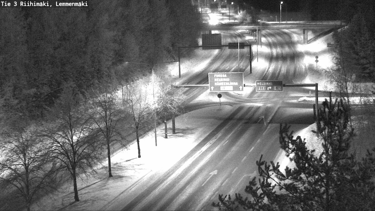 Weather Camera Image Väg 3 Riihimäki, Lemmenmäki, Riihimäki, Kanta-Häme