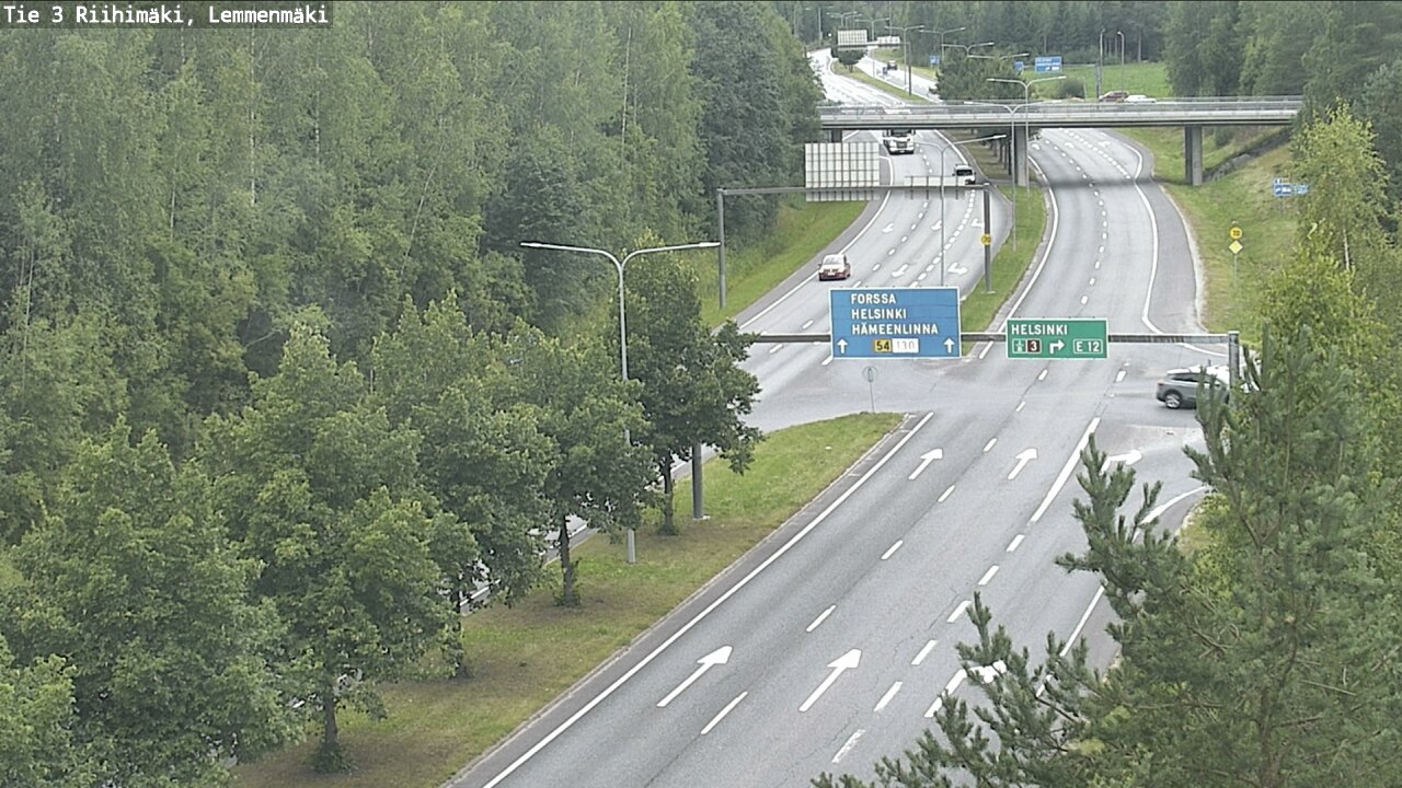 Weather Camera Image Road 3 Riihimäki, Lemmenmäki, Riihimäki, Kanta-Häme