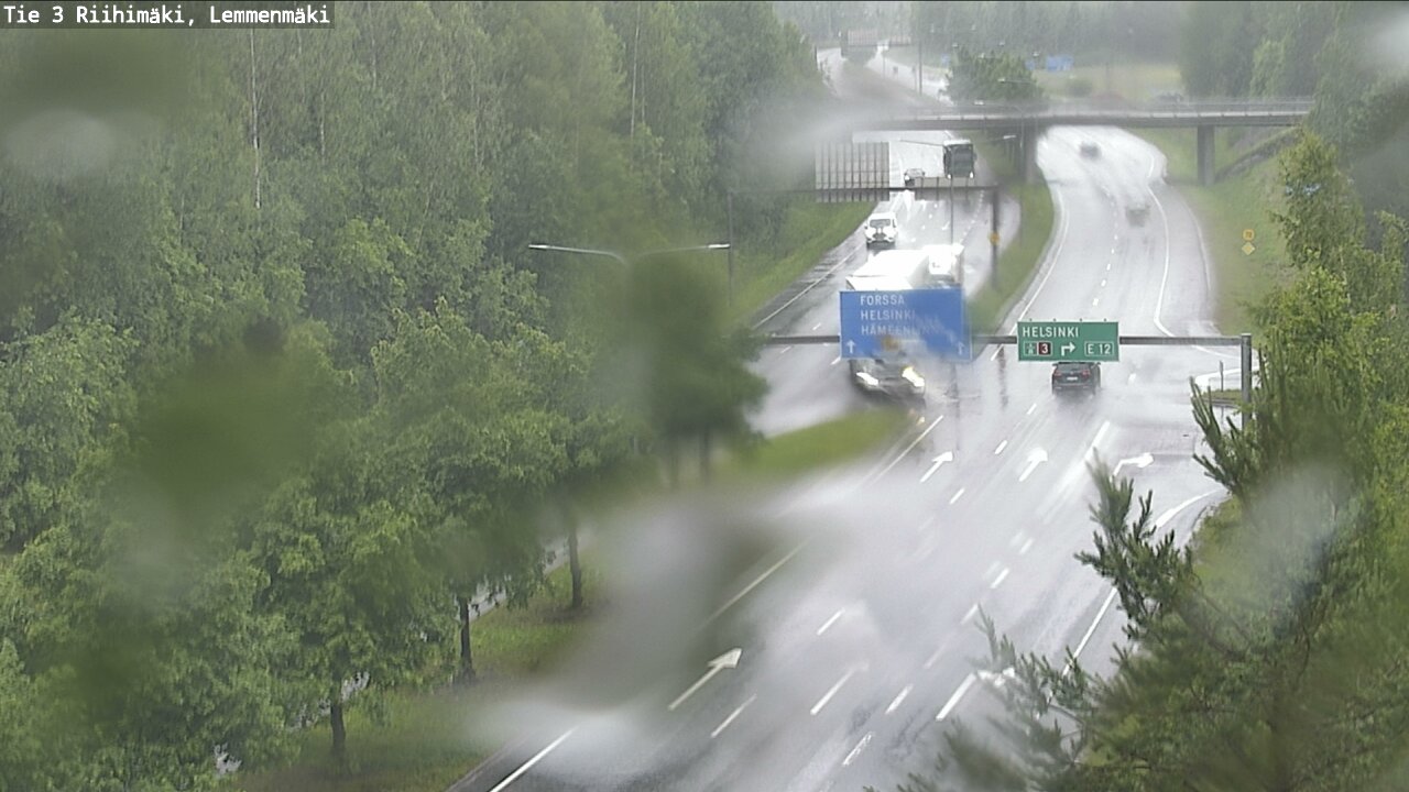 Weather Camera Image Väg 3 Riihimäki, Lemmenmäki, Riihimäki, Kanta-Häme