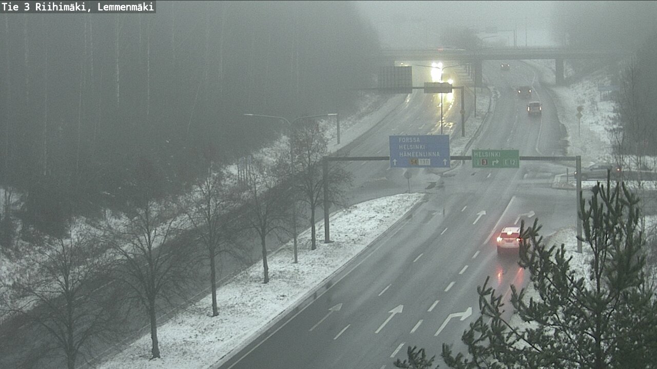 Weather Camera Image Road 3 Riihimäki, Lemmenmäki, Riihimäki, Kanta-Häme
