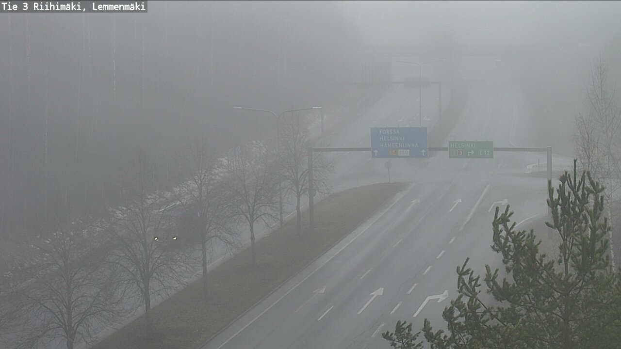 Weather Camera Image Road 3 Riihimäki, Lemmenmäki, Riihimäki, Kanta-Häme