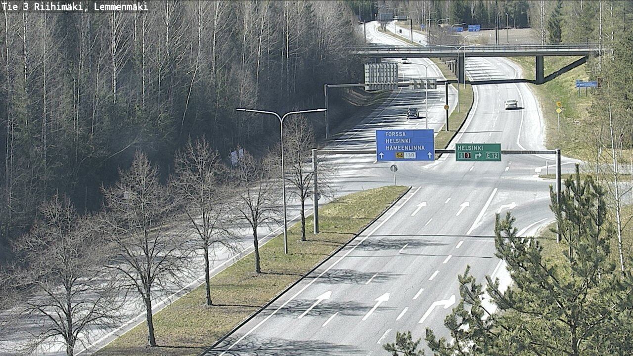 Weather Camera Image Road 3 Riihimäki, Lemmenmäki, Riihimäki, Kanta-Häme
